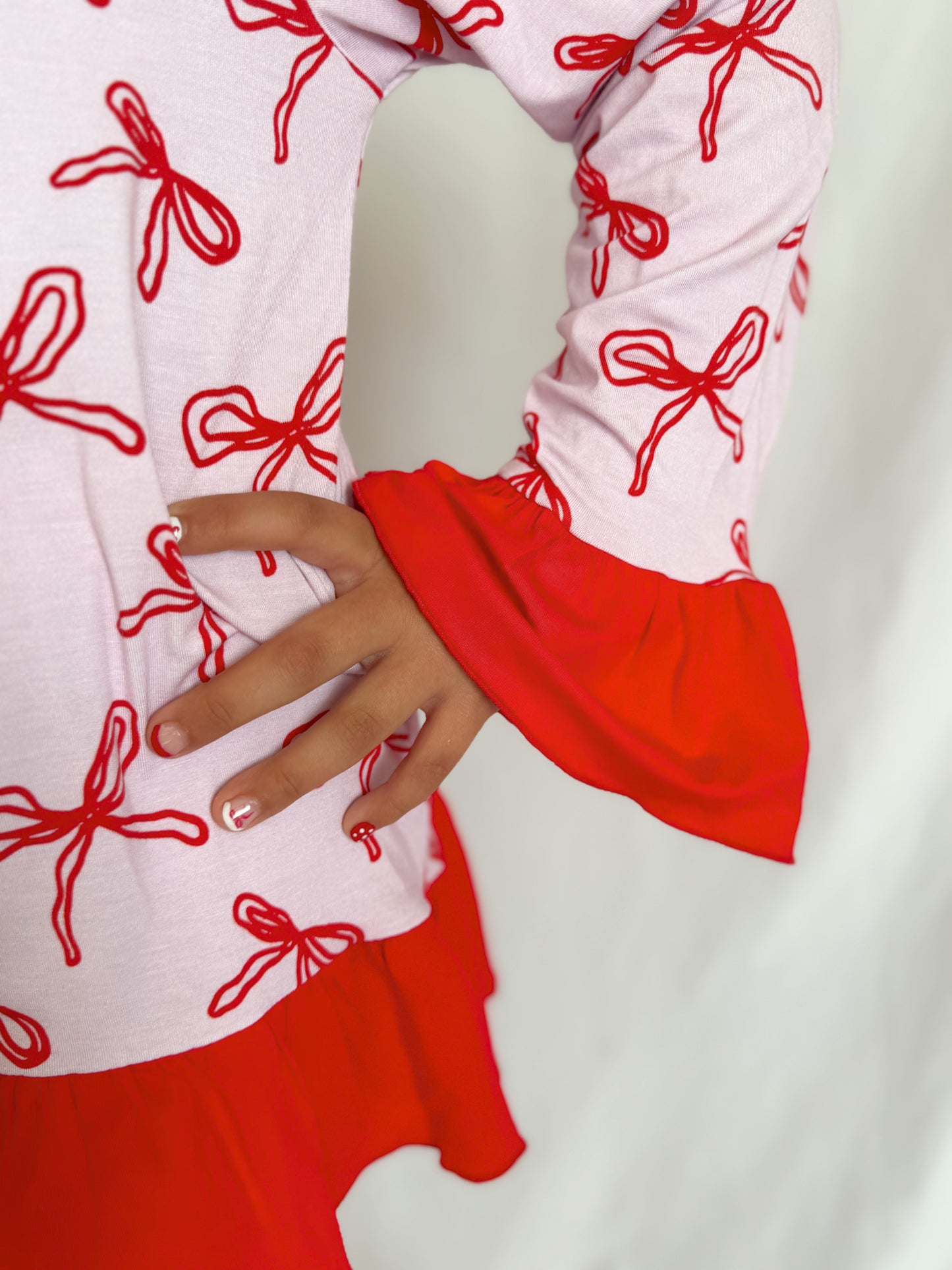 Be Mine | ruffle pj set