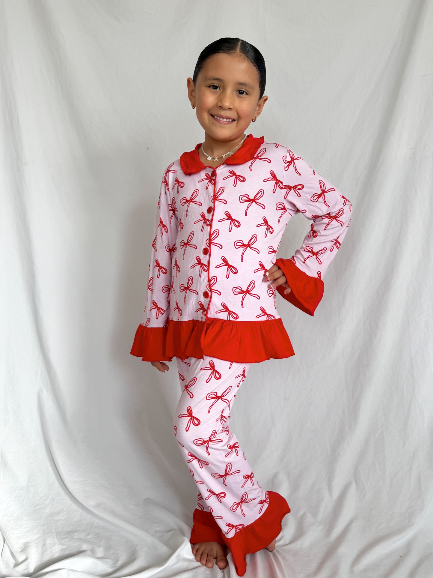 Be Mine | ruffle pj set